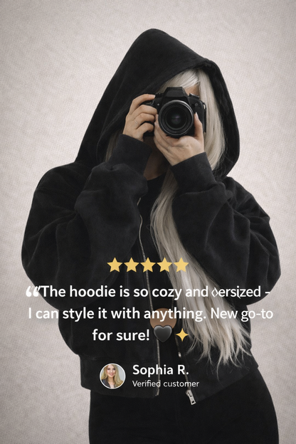 CloudZip™ Oversized Comfort Hoodie – The Softest Zip-Up You’ll Ever Wear